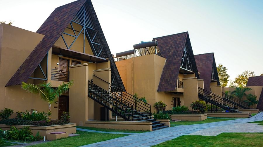 Exterior of cottages at Jagiran Ananta Elite 2