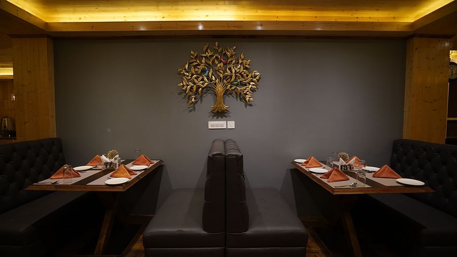 Sofa seating in restaurant