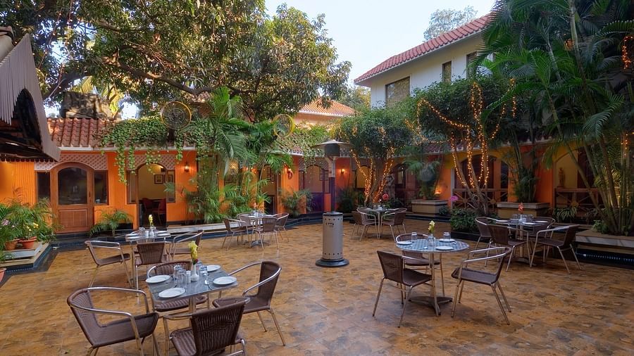 outdoor seating space of the restaurant - Mayfair, Rourkela 1
