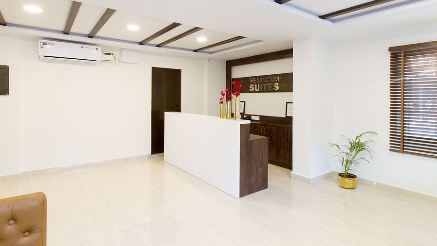 Reception and Lobby The Sanctum Suites in Whitefield 8
