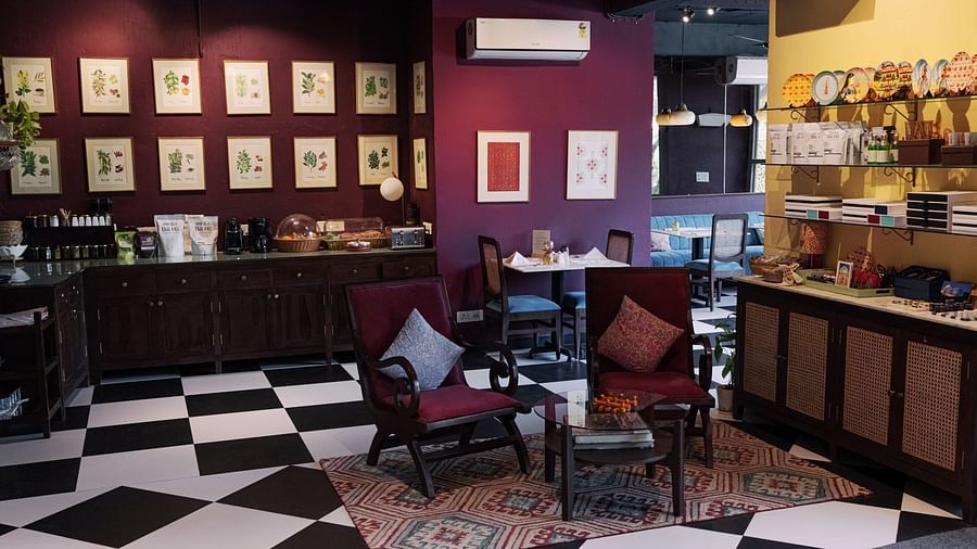 Indoor dining arrangement at Ekaa Villa & Kitchen