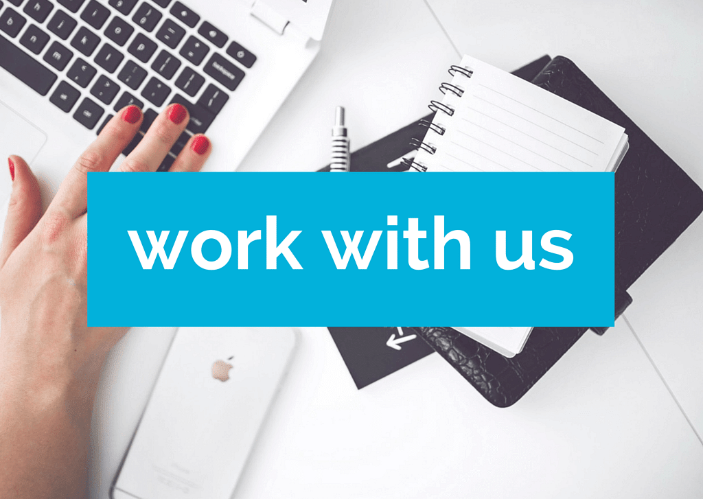 Work with us poster