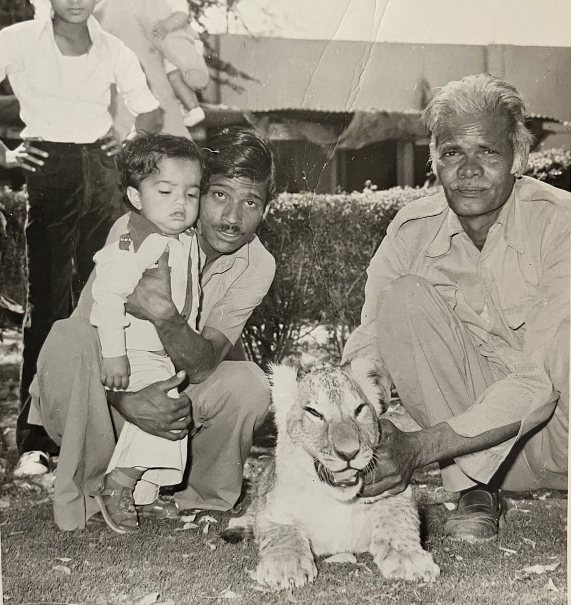 A black and white image of Luv Shekhawat at Jaipur