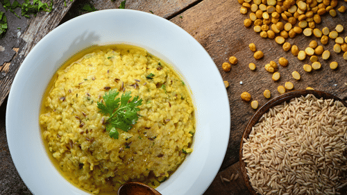 a plate of khichdi
