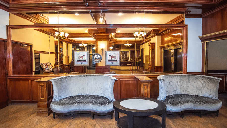 A Modern Lobby welcomes you at Night Hotel Broadway