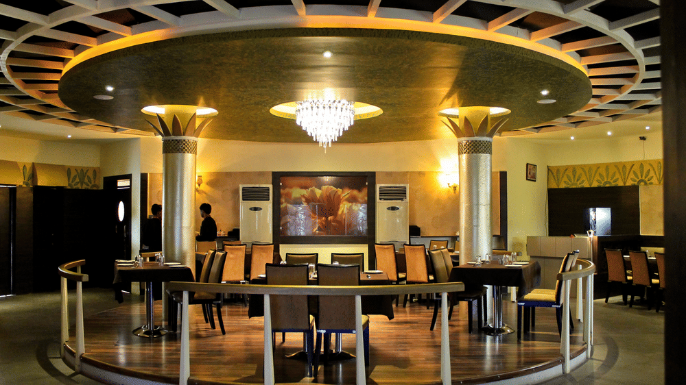 Tulip, the in-house multi-cuisine restaurant at The Palm Resort, Bhilwara