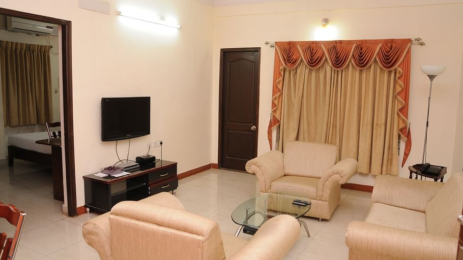 Maple Suites Serviced Apartments, Bangalore Bangalore Suite Living Room 3 Maple Suites Serviced Apartments Bangalore