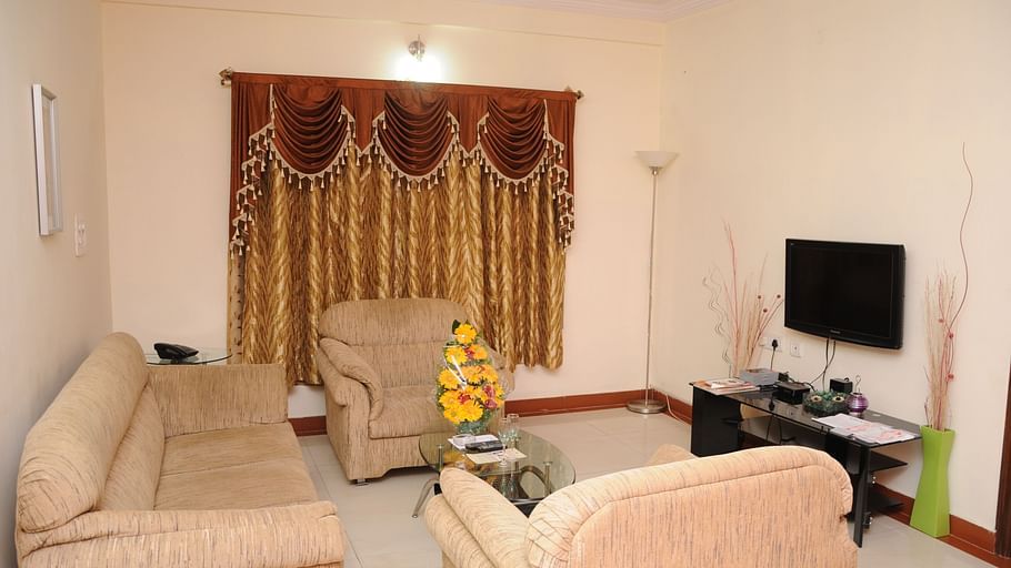 Maple Suites Serviced Apartments, Bangalore Bangalore Suite Living Room Maple Suites Serviced Apartments Bangalore