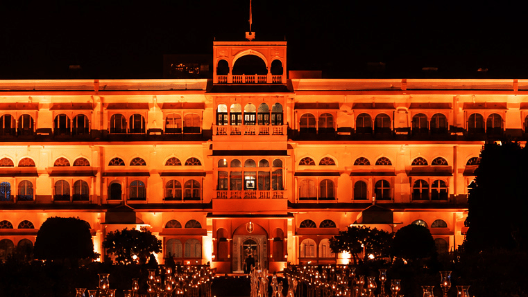 Palace Facade-Night View- Umaid Palace-Dausa