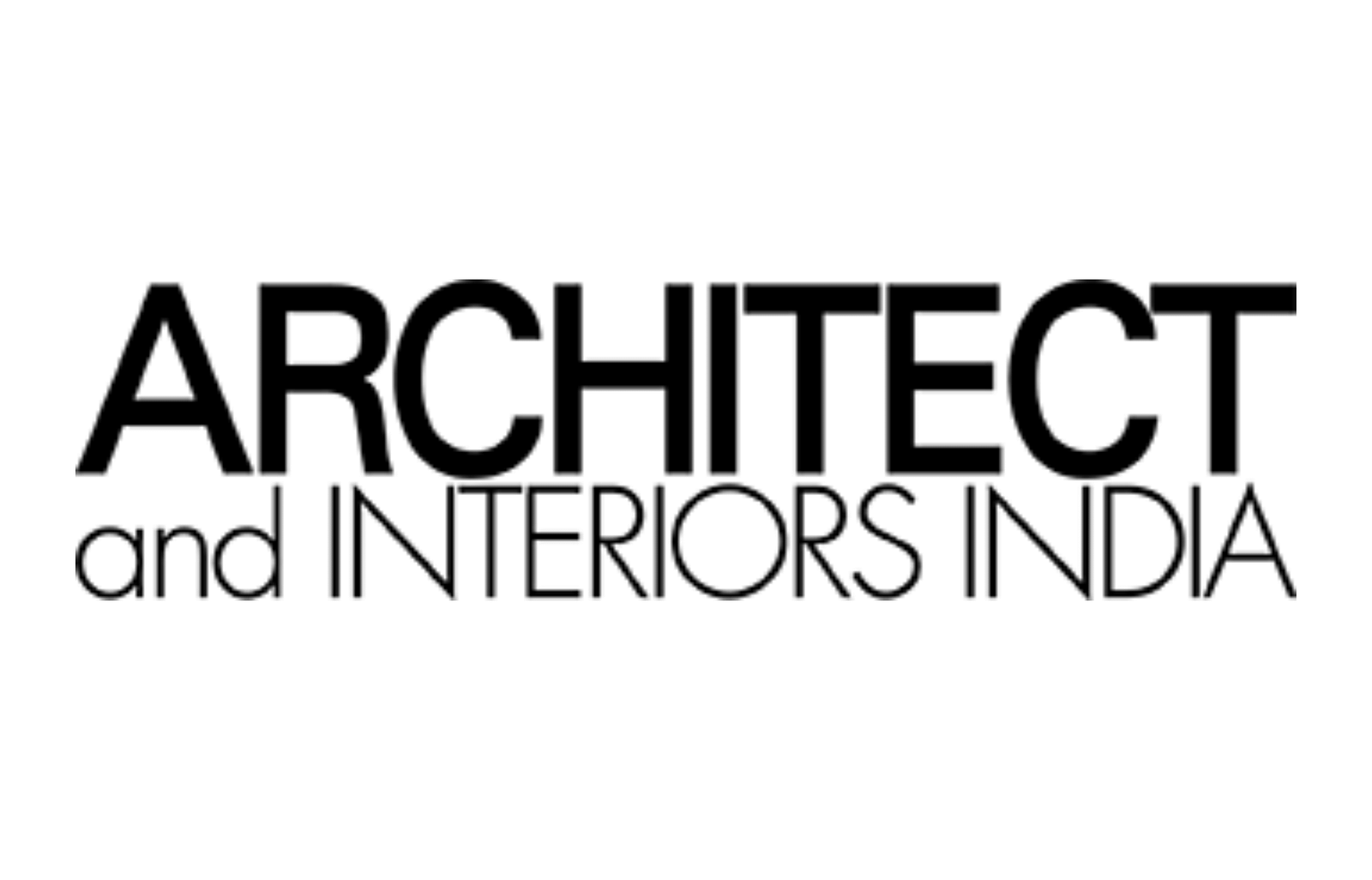 A logo of the Architect and Interiors India