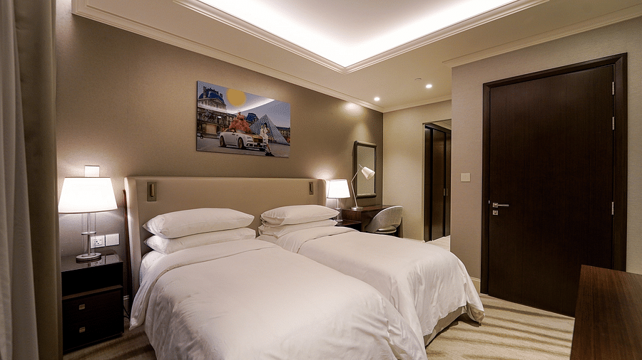 Address Fountain Views Residence Tower - twin sharing beds offered by the apartment in Dubai