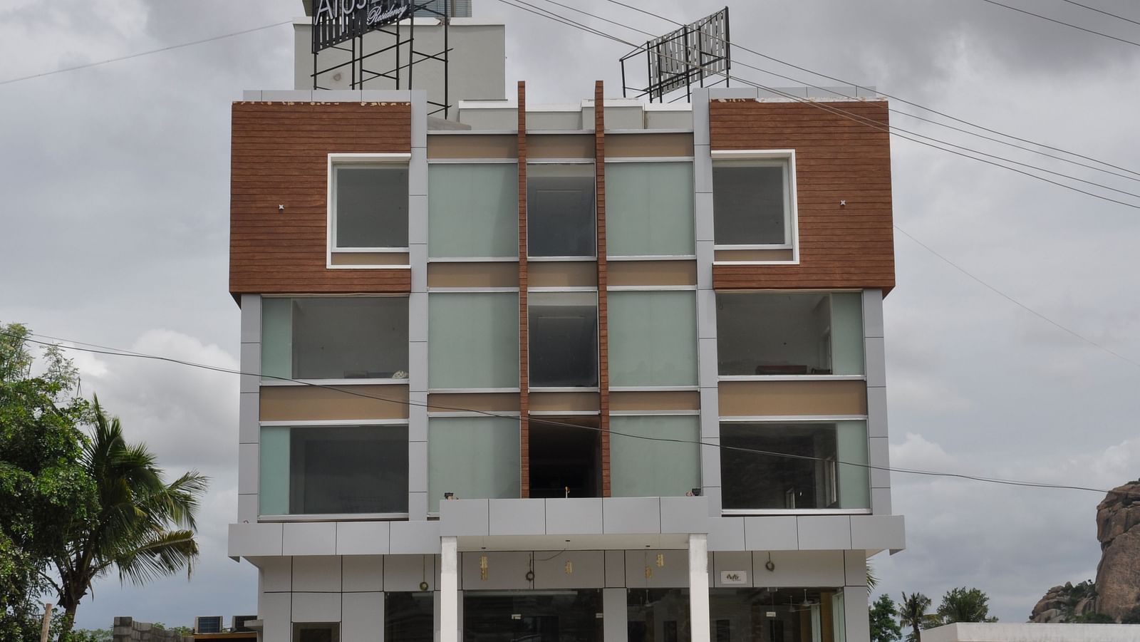 facade view of Hotel Alps Residency, Krishnagiri