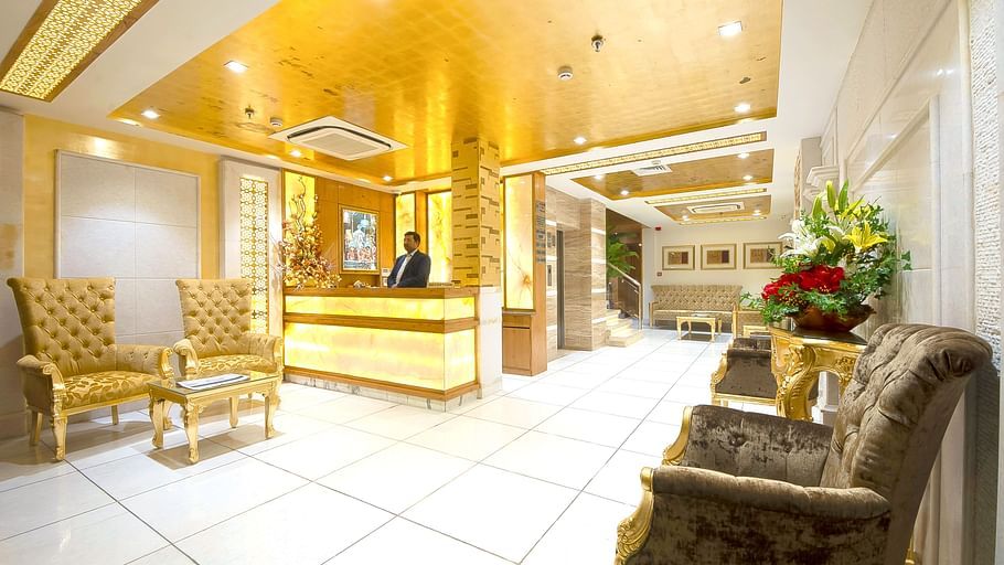Hotel Swaran Palace, Karol Bagh, New Delhi New Delhi reception lobby Hotel Swaran Palace Karol Bagh New Delhi