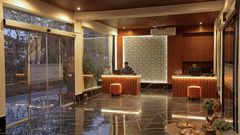 A corner view of the reception area at Grand Continent, Anjuna - A Sarovar Portico Affiliate Hotel 