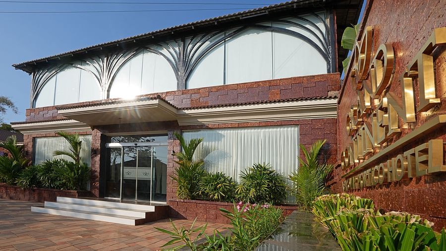 A side corner view of the flavour multi- cuisine restaurant at Grand Continent, Anjuna - A Sarovar Portico Affiliate Hotel   