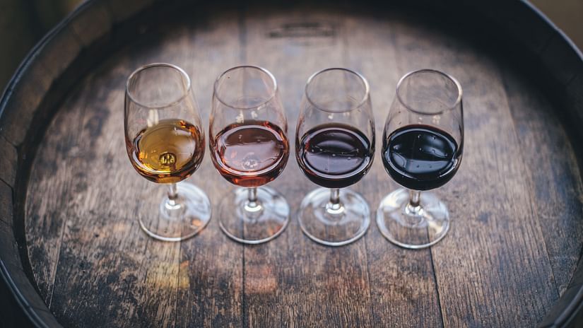 Wine tasting at Uppercrust Food and Wine Show food festival in Mumbai