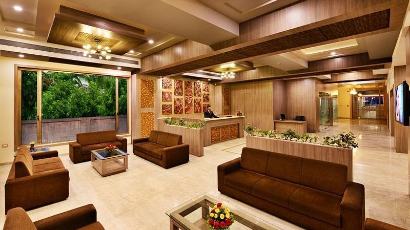 Waiting area at reception