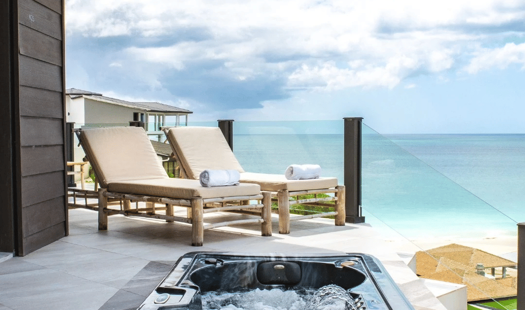 enhance your wellness retreat in antigua with a private jacuzzi