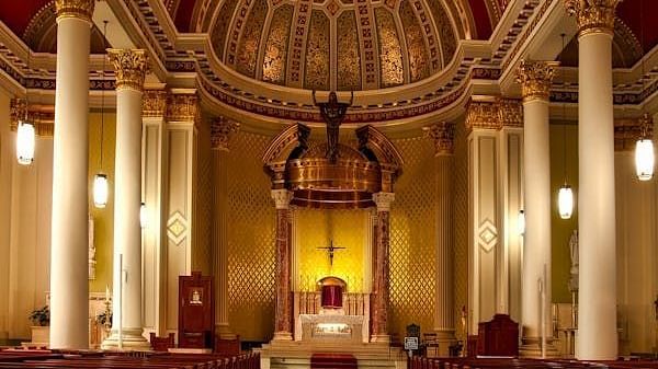 inside a church