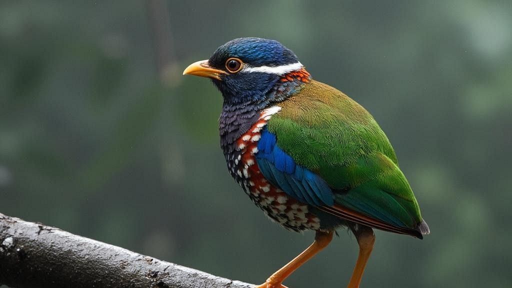 Birdwatching in Maharashtra forests during monsoon