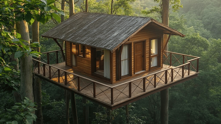 Tree Top AC Rooms in Sajan | Unique Forest Stay with Adventure & Culture