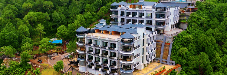 facade of our hotel in Kasauli