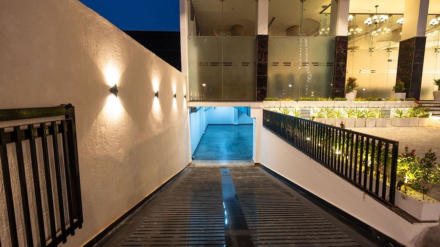 Basement Parking Entrance