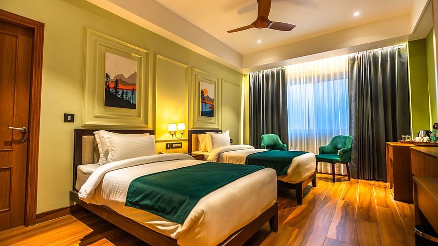 Rooms Deluxe Twin Bed @ Clarks Inn Express, Rishikesh