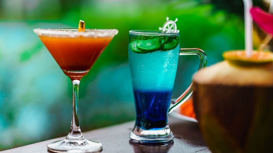 Rhythm Kumarakom - closeup shot of the mocktails on a table