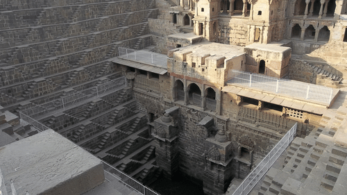 Chand Baori of 3500 steps in Abhaneri