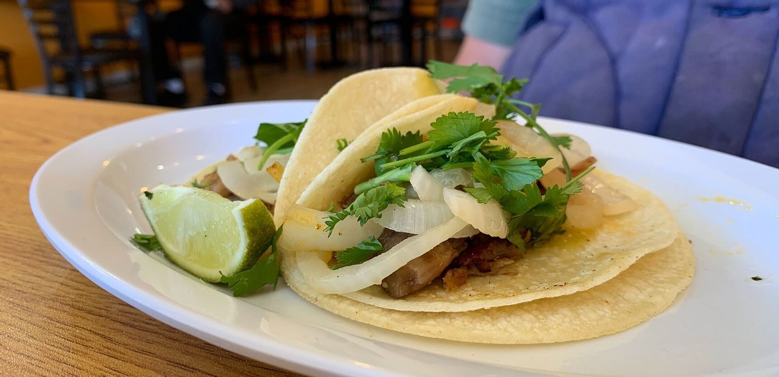 Tacos on a plate