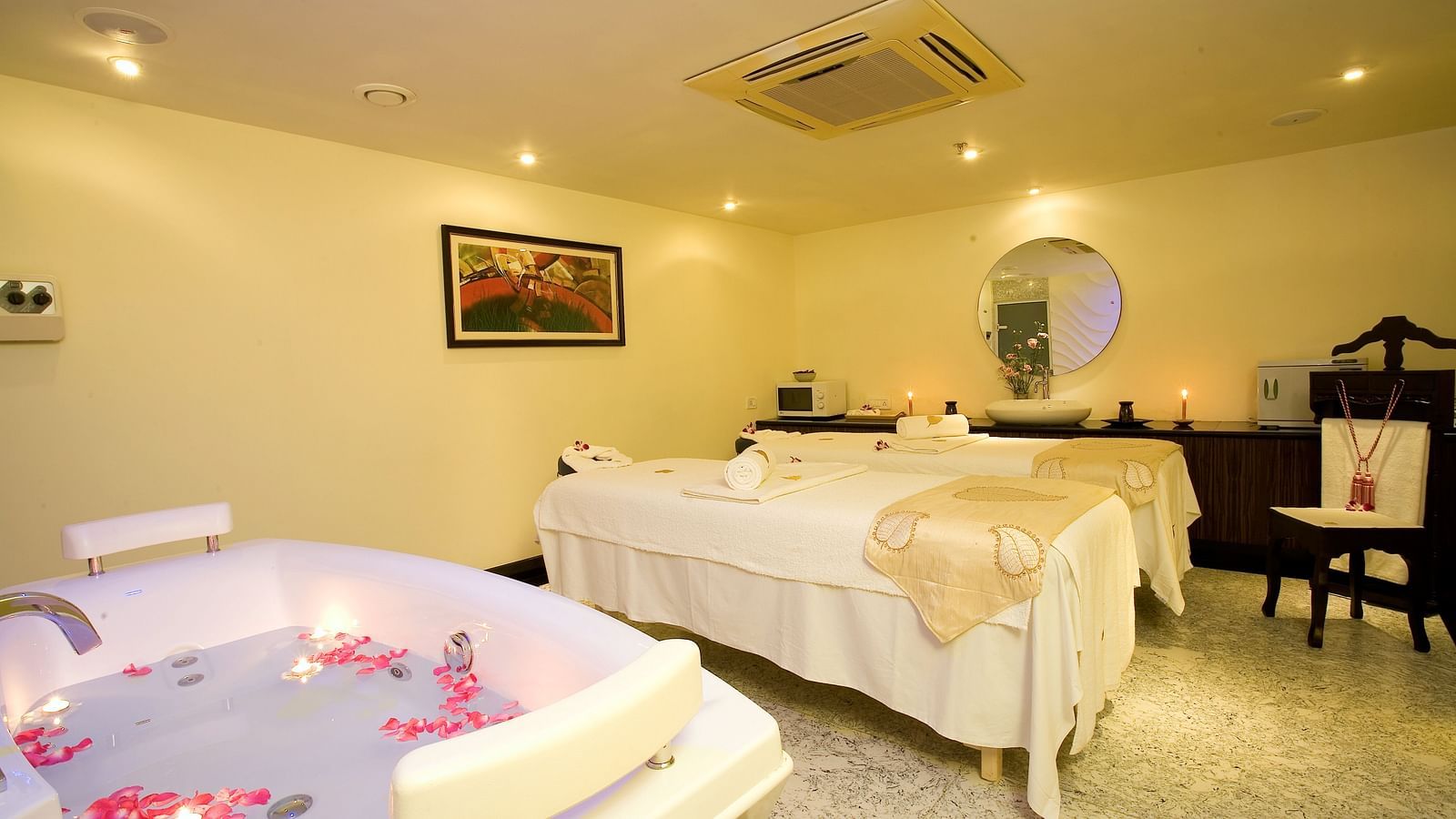  Spa room with washtub at Grand Chennai By GRT Hotels.