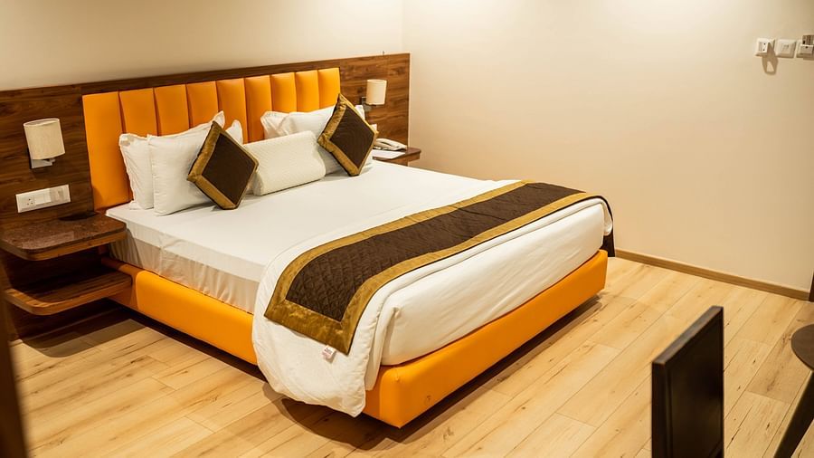 The Deluxe Room with Breakfast on the 2nd floor at Kyriad Hotel in Gulbarga