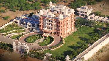 1 Royal Heritage Helicoptor View