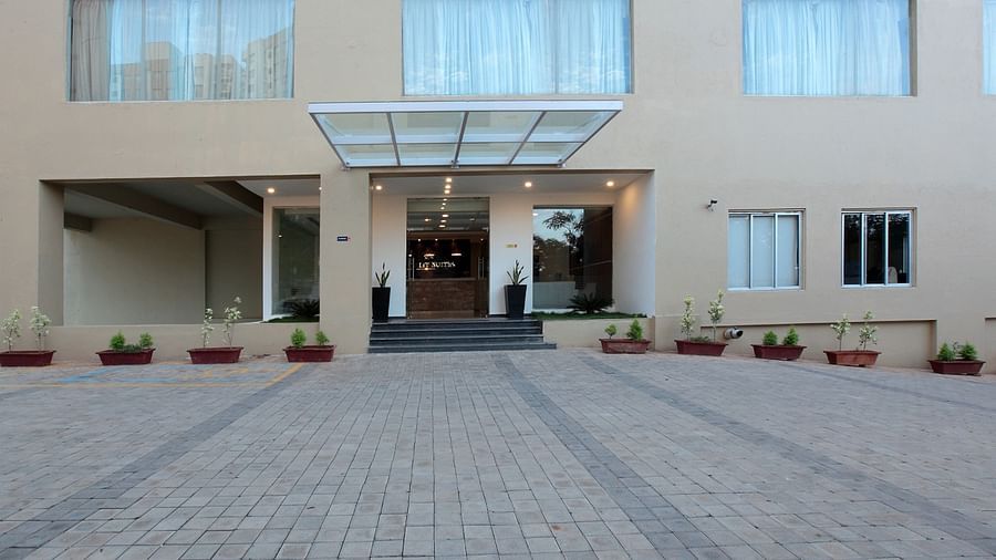 Entrance to Starlit Suites, Bangalore