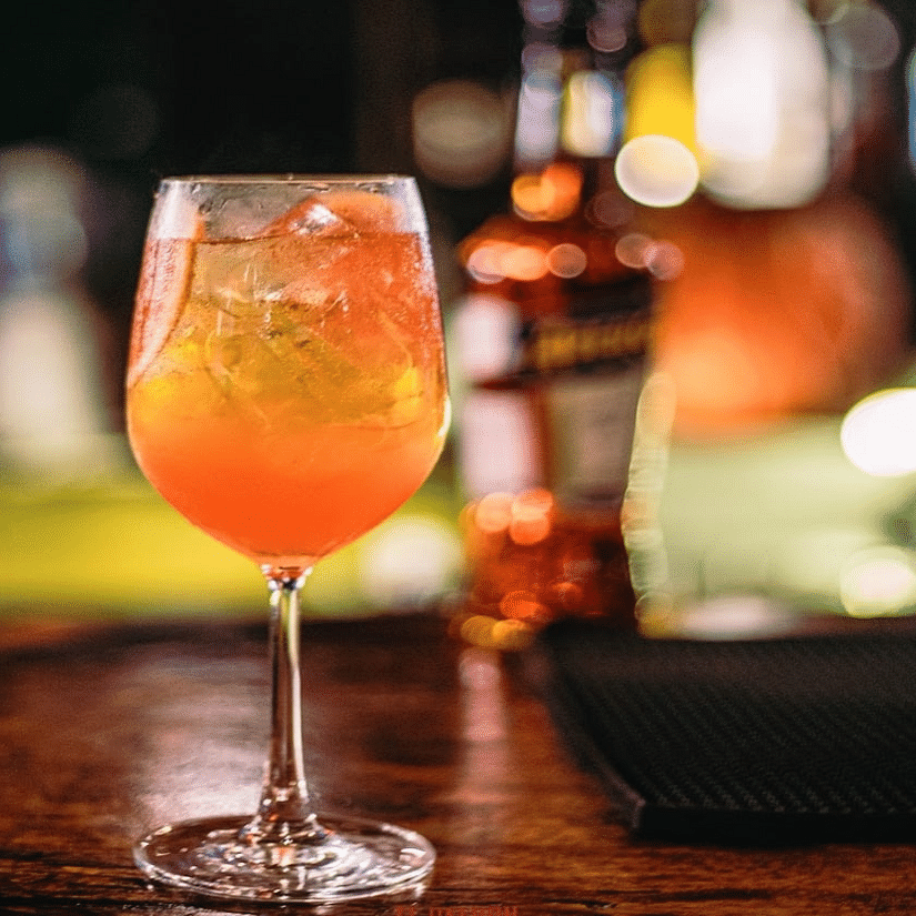 Cocktail kept on a table