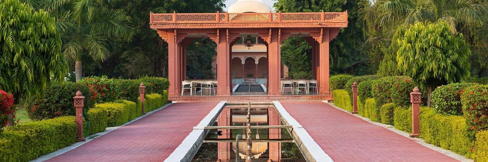 Fountains at Umaid Palace Dausa