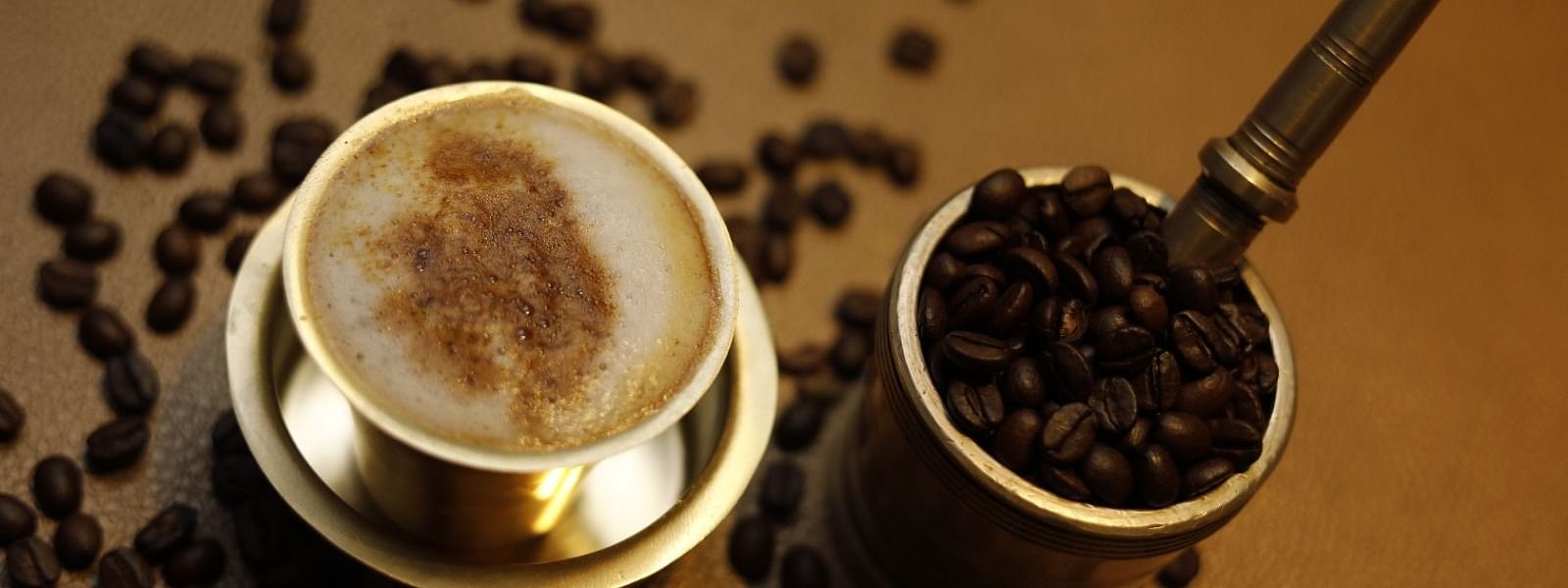 Filter coffee at Hotel Pai Viceroy Jayanagar