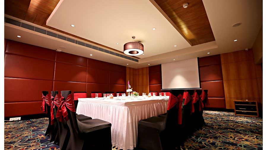 Boardroom sitting arrangement at Admiral 2