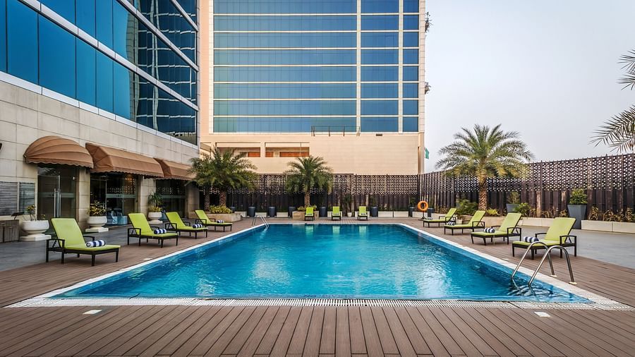 Pool at Golden Suites, Gurgaon