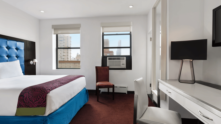 Premier Club Queen Rooms at Night Hotel Broadway