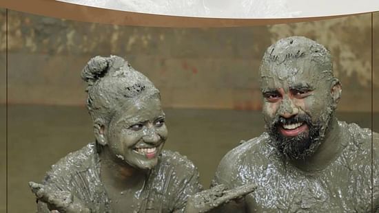 Mud Bath at our resort in Sampla 