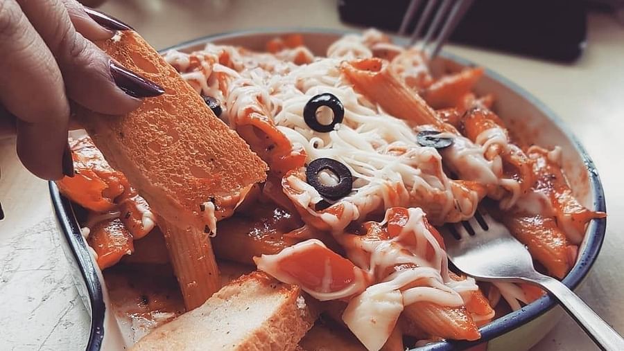 a pasta dish at one of our restaurants 2920