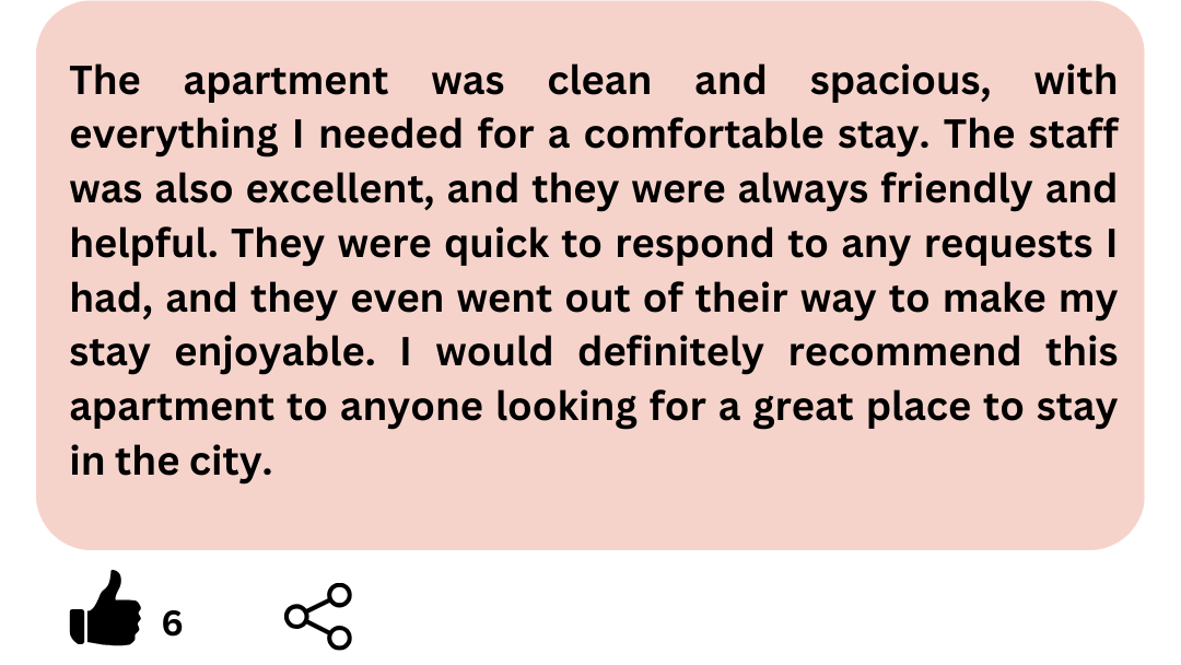 Lime tree 402 has been a home to us for the past 1 month. Its location is very near to Medanta. It takes 10 minutes walking. The service here is excellent. The rooms are kept in sparkling clean. A 3