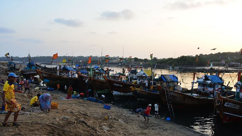 street food stalls at Versova Beach Mumbai