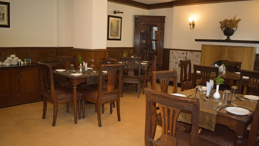 Image of the Dining area featuring the tables and chairs arranged for dining