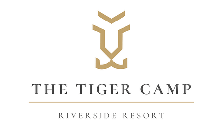 Tiger Camp Resort, Corbett Ramnagar White Black Illustration E Sport Logo-1