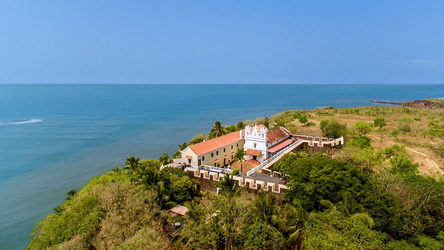 Fort Tiracol in Arambol, India