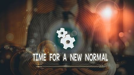Image that says TIME FOR A NEW NORMAL