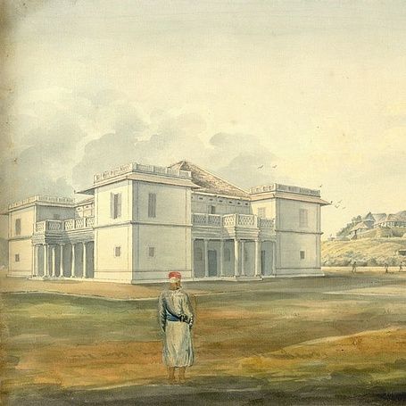 Wikipedia commonsWatercolor guest house of the Raja of Coorg by John Johnson